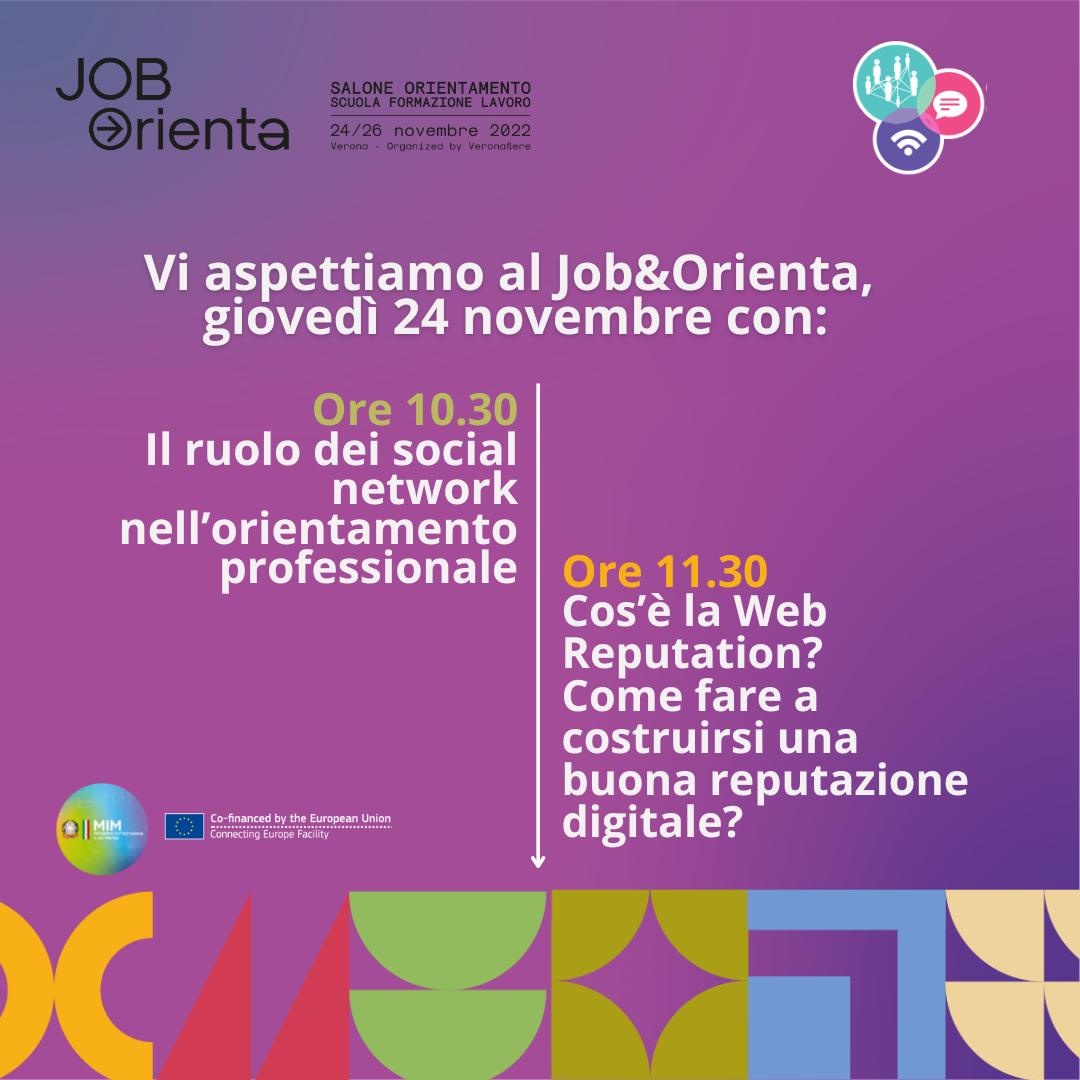 Generazioni Connesse torna al Job&Orienta